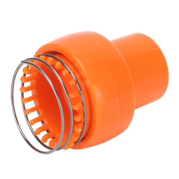 Wire hæklede væv orange ergonomisk design auto release sikker robust wire hæklede strikker til hat tørklæde sokker