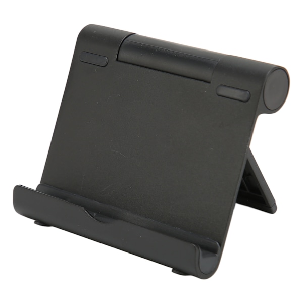 Telefonstativ Roterbar 180 Grader Foldbar Bærbar Aluminiumlegering Silikon 5kg Laste Tablet Holder Skrivebord for Kontor Svart