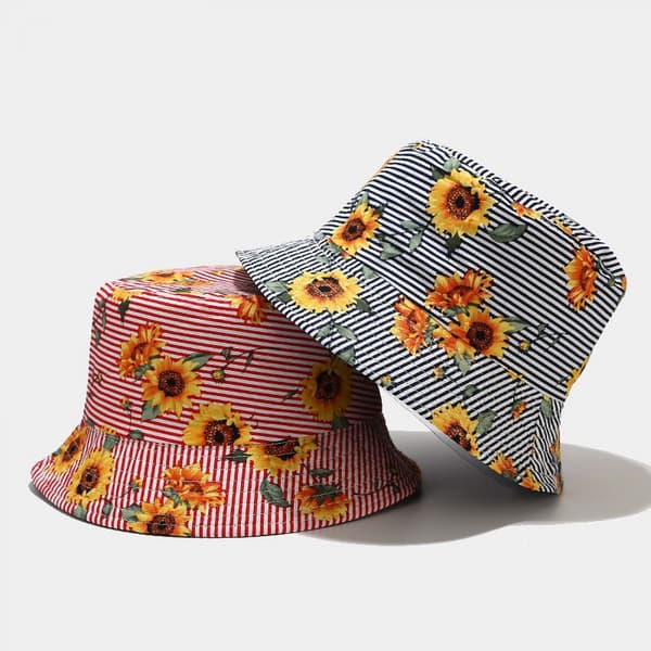 Unisex Print Dobbeltsidet Vendbar Spandhat C