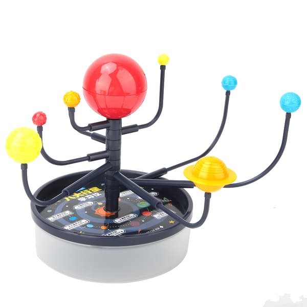 DIY Montering Planetarium Solsystem Åtta Planeter Modell Operativt Lärande Instrument
