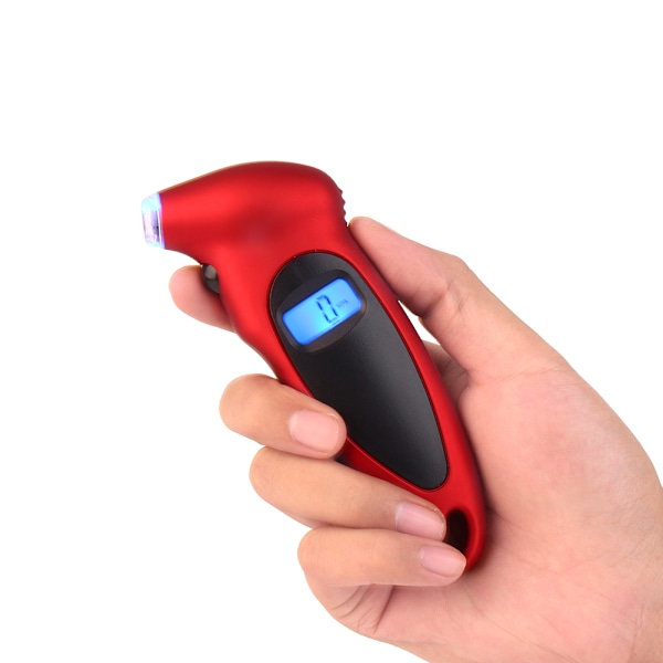 LCD Digital Dekktrykkmåler for Sykkel, Bil og Motorsykkel - 150 PSI