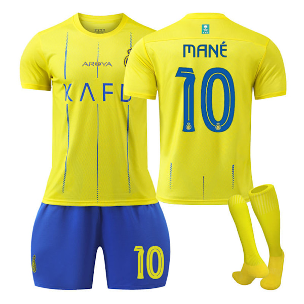 23-24 Riyadh Victory Hjemmekamp Fodboldtrøjer Børns fodboldsæt No.10 Mane 16