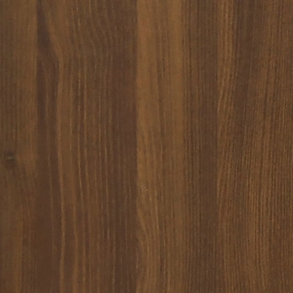 Väggskåp brun ek 80x31x60 cm konstruerat trä