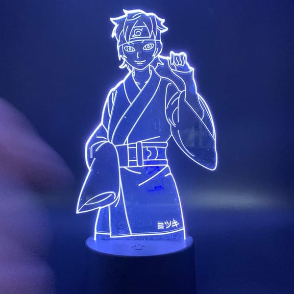 Naruto Kakashi Uchiha Sasuke 3D Illusion Nattlampa