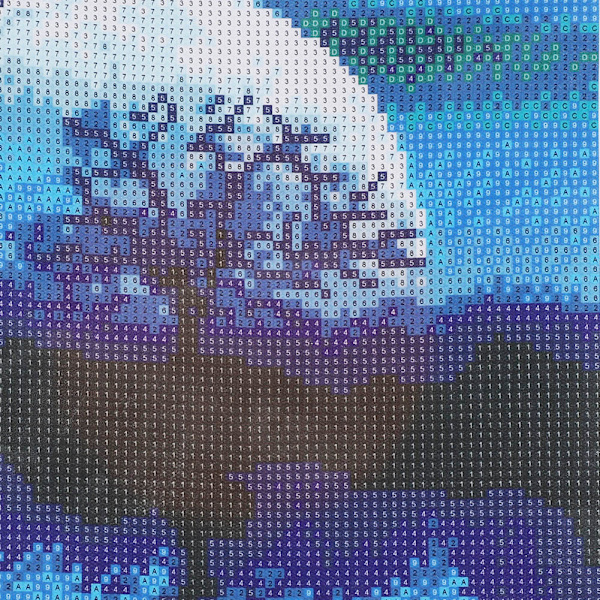 DIY Handgjord Strass Broderi Målning Korsstygnsats Hantverk för Hemvägg Dekor