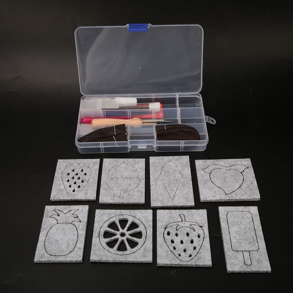 DIY Non-woven Fabric Fruit Shape Needle Felting Template Mold Handcraft Making Tool Accessorie