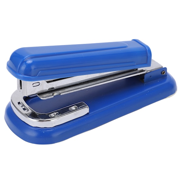 Häftpistol 360 grader roterbar halkfri dyna ergonomisk design ansträngningsbesparande 20 arks kapacitet 100 häftklamrar skrivbordsstapler blå