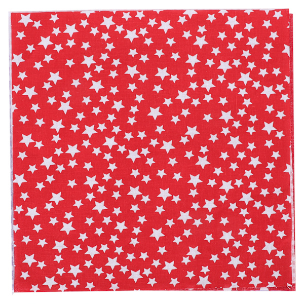 Stoff til quilting i 50 farger, bomullstrykk, DIY håndlagde sytilbehør 25 x 25 cm