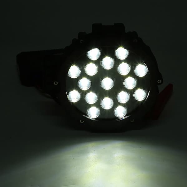 51W LED Universal Rund Arbejdslysbar Kørelys Sort Bil Lastbil Modifikation