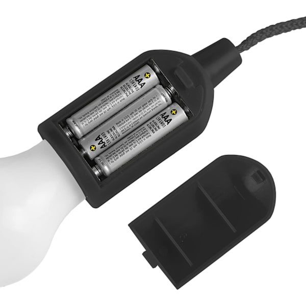 Dragkedjelampa - Bärbar LED-hängande glödlampa för utomhus/inomhus