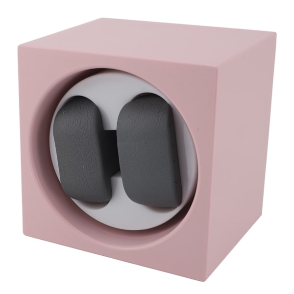 Dubbel automatisk klockuppdragare USB batteridriven 2 hastigheter justerbar tyst drift Smart klockuppdragare med LED-ljus rosa