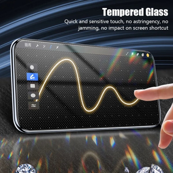 5st Sceeen-skydd för Redmi Note 9 Pro härdat glas