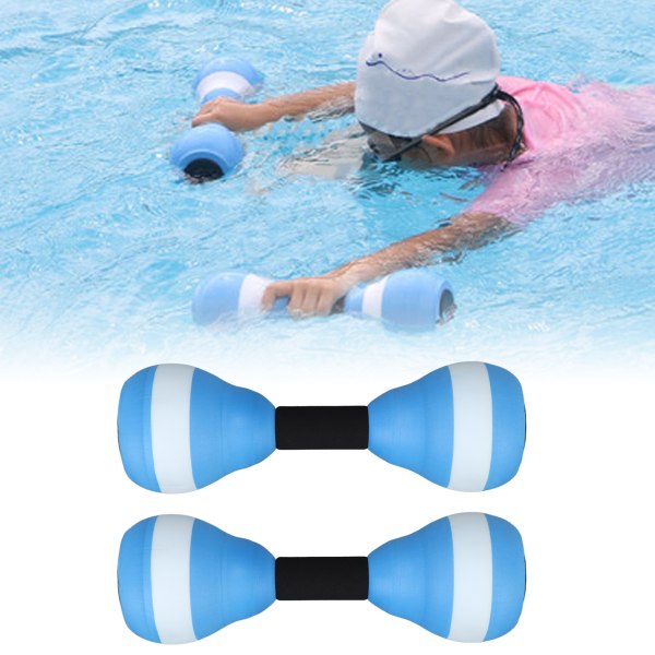 1 par akvatiske manualer EVA flytende vanndumbbells aerob trening treningsutstyr for barn