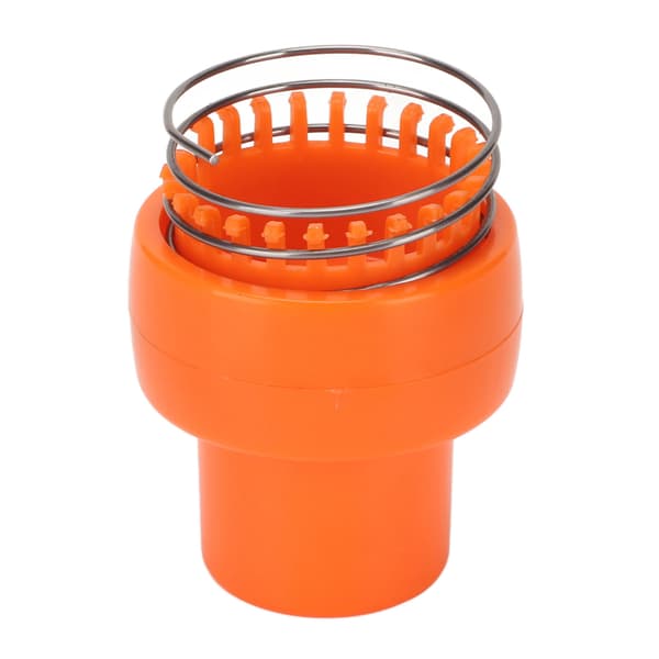 Wire hæklede væv orange ergonomisk design auto release sikker robust wire hæklede strikker til hat tørklæde sokker