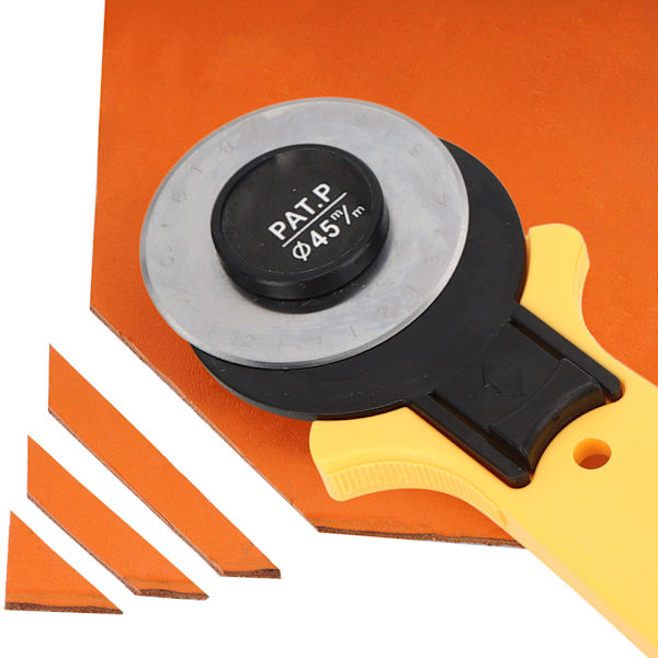 Pyörivä leikkuri Vaatteiden kangas Rulla Leikkuri DIY Käsityö Käsileikkaustyökalu 45mm