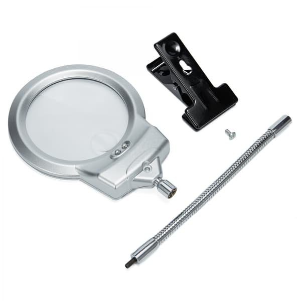Clip-on forstørrelseslampe LED-skrivebordsforstørrelsesglas Magnific