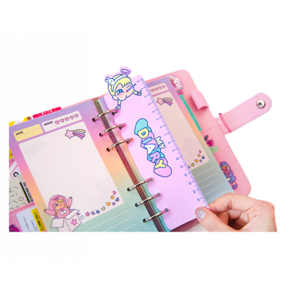 Baoer Pocket Notepad Book Härlig tecknad anteckningsbok för barn