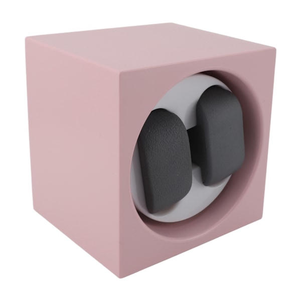 Dubbel automatisk klockuppdragare USB batteridriven 2 hastigheter justerbar tyst drift Smart klockuppdragare med LED-ljus rosa