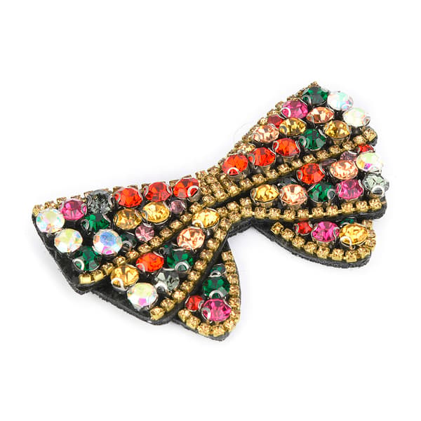 2 st Rhinestone Crystal Applique Bröllopsklänning Skor Sy På Brosch Patch DIY Kläder Trim #1