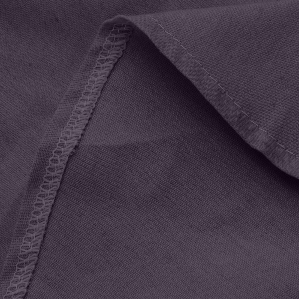 Kjole kortærmet V-hals afslappet skjortekjoler (sort grå L)