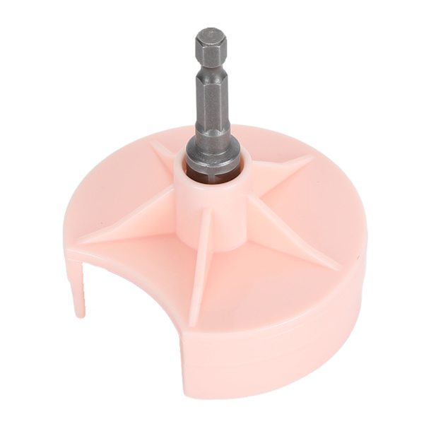 Stickmaskinadapter Snabb Stick Ersättningsbar Virkmaskinadapter med Hex Bit DIY Nål Virkning Borr Effekttillbehör Rosa