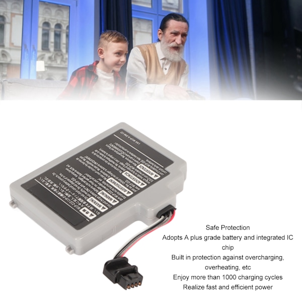 WUP 012 Gamepad-batteri 1500mAh Laddningsbart ersättningsbatteri Litiumjonbatteri för Wii U WUP 012 WUP 010