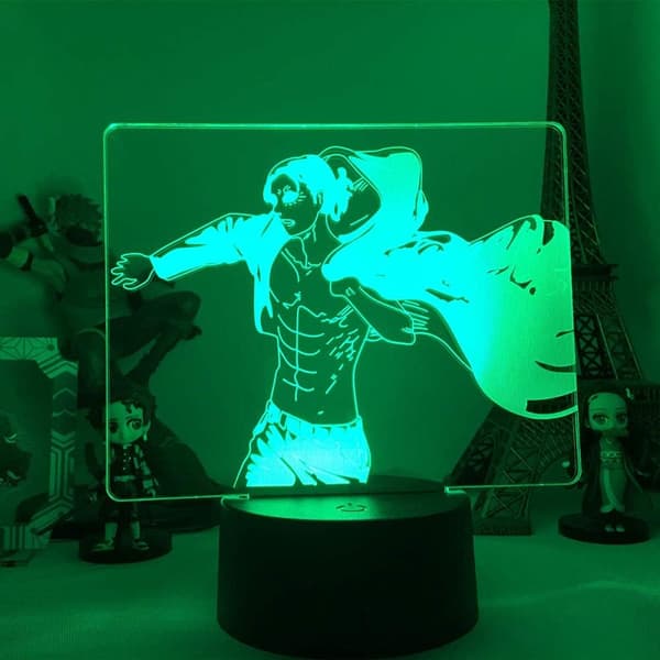 Attack on Titan 3D Anime Lampe Nat Levi Ackerman Illusion N