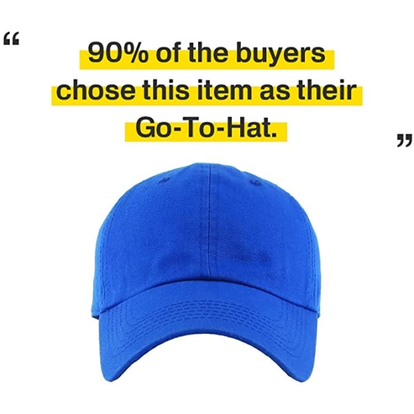 Original Classic Low Profile Bomullsmössa Herr Dam Baseball C Blue