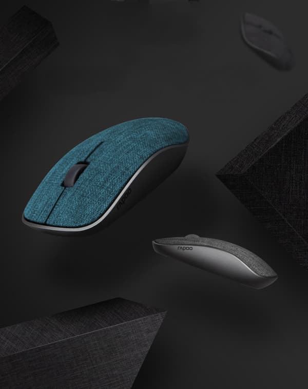 Trådløs Bluetooth-mus 4.0 Stille Stoff Tynn Trådløs Mus