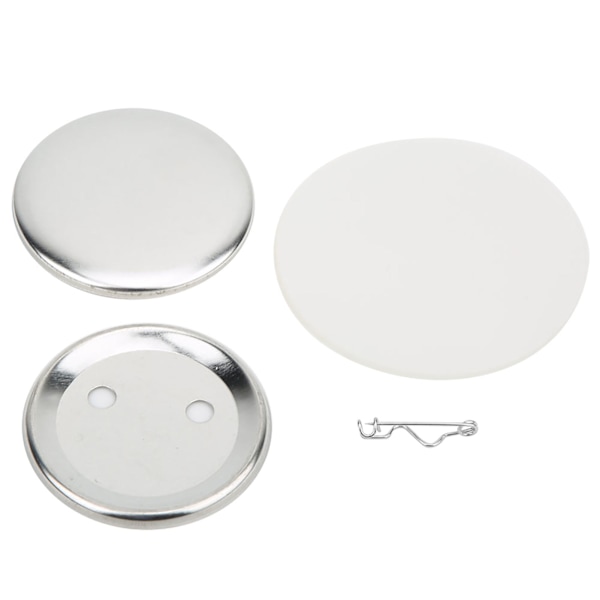 100 set 56mm knappnålsknappdelar Badge Making Supplies DIY-hantverksmaterial