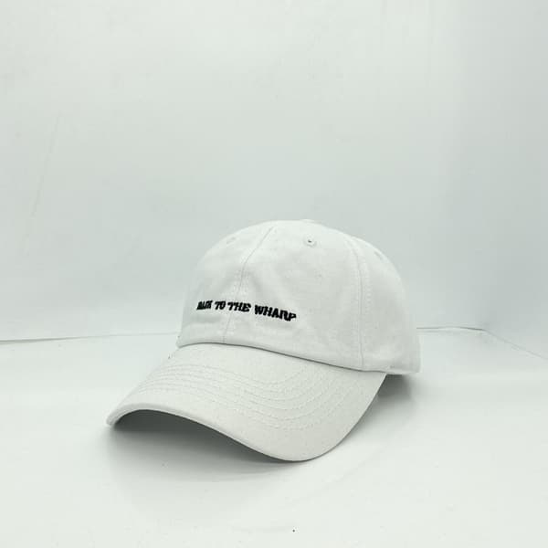 Hat Dame Bogstav Broderi Forår Og Sommer Skygge Simpel Blue