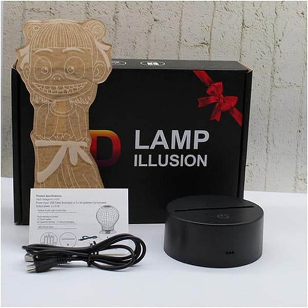 3D LED nattlysfigur egnet for soveromsdekorasjon bordlampe (Rimuru Tempest)