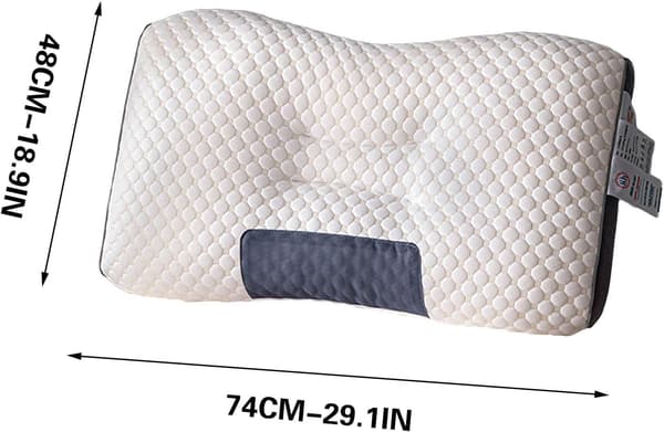 Komfort Cervikal Nackkudde Ergonomisk Cervikal Kudde Sängkudde
