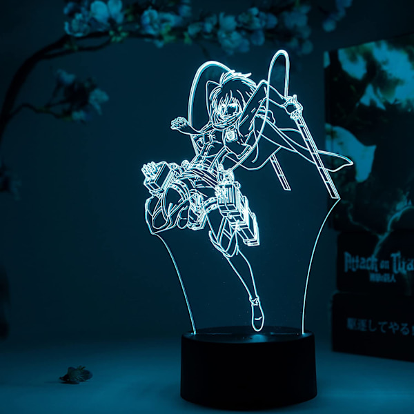Mikasa Ackermann Action Otaku Lampa – Attack on Titan – Anime