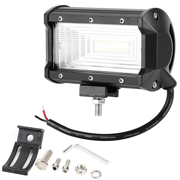 240W 2-Rækkers 5 tommer Aluminium Bil LED Arbejdslys Bar Auto Kørsel Lampe Sort