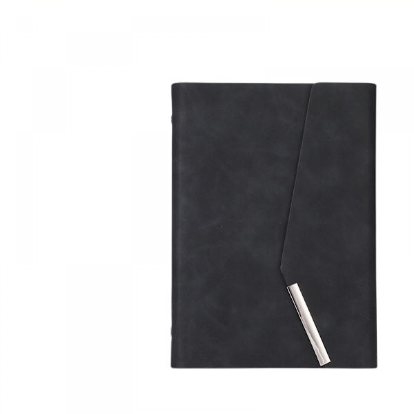 Tri-Fold Metal Buckle Loose-Leaf Notebook Business Office T