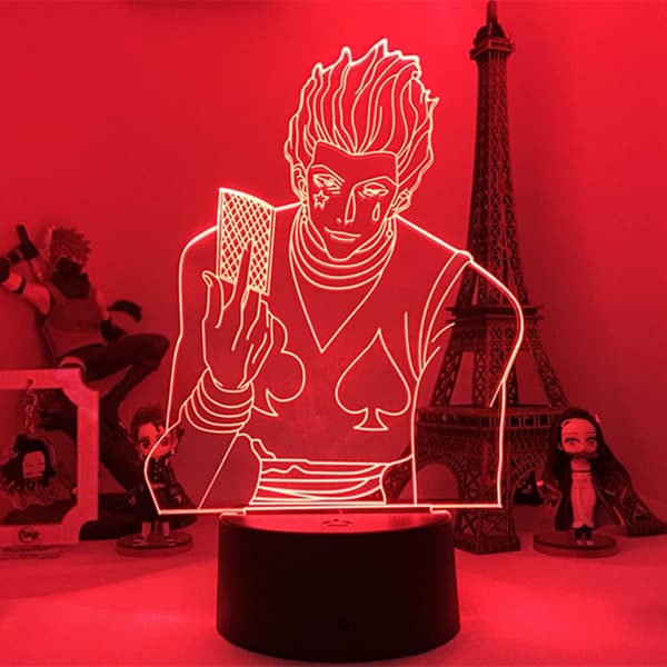 Hunter×Hunter Hisoka 3D Animation Stereo Vision LED Natlampe