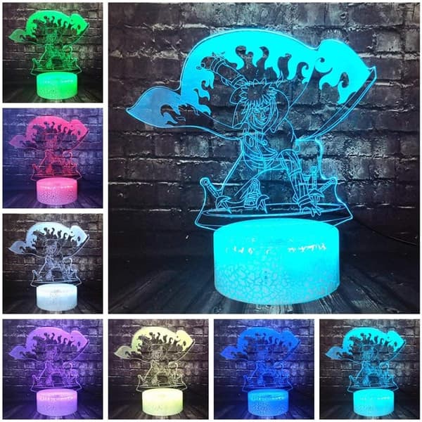 Naruto Ting Natlampe, 3D Illusion Smart Lampe, 16 Farve Ch