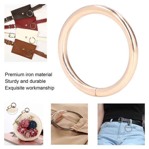 20 stk. metalringe 4x32mm jern robuste holdbare multifunktionelle udsøgte metal O-ringe Gold