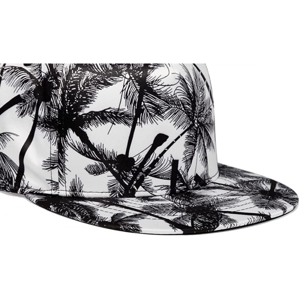 Klassisk Snapback-hatt Hip Hop Flat Bill Visor Cap - Unisex Annons J