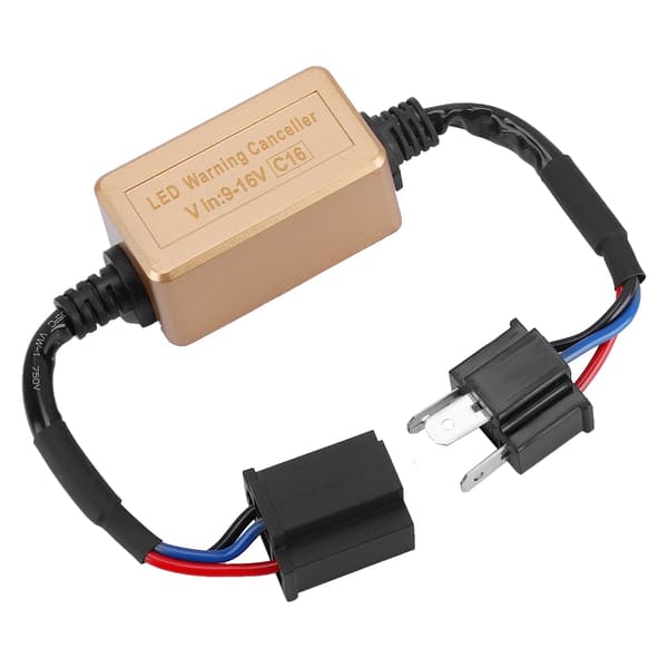 2 stk. H4 9003 LED Forlygte Dekoder Anti-Flimmer Modstand Fejl Advarsel Canceler