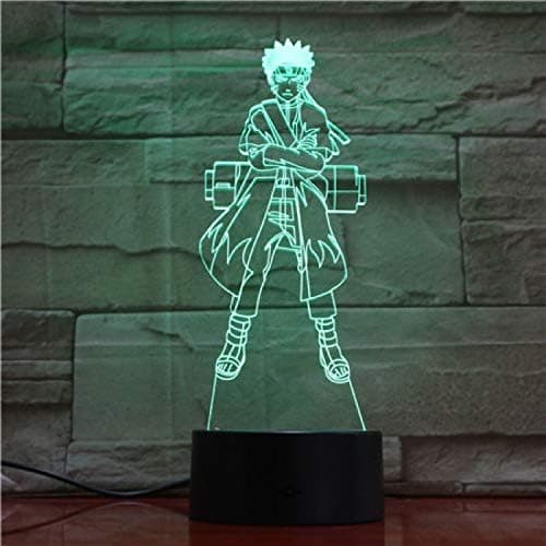 Naruto Kakashi Uchiha Sasuke 3D Illusion Natlampe Sm