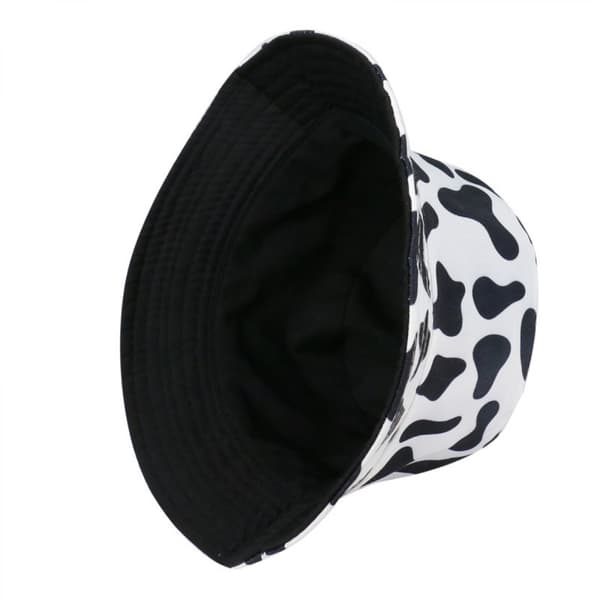 Bucket Hat Dame Herre Sort Hvid Bucket Hat Dobbeltsidet B