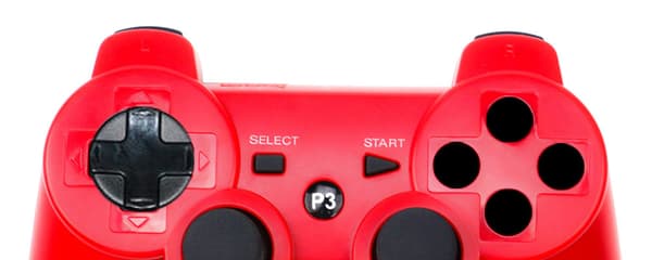 PS3 Trådløs Kontroller, Profesjonell PS3 Gamepad, Touch Panel Red