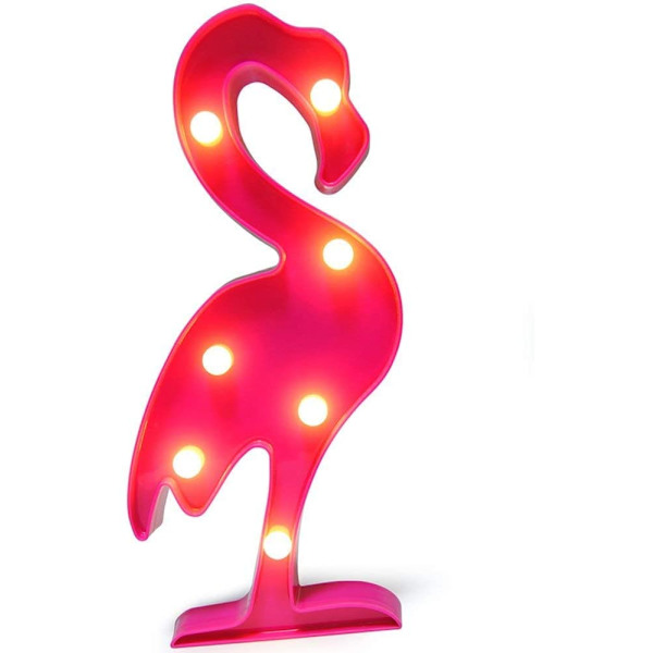 Led Flamingo Ljus, Marquee Flamingo Ljus Batteridriven