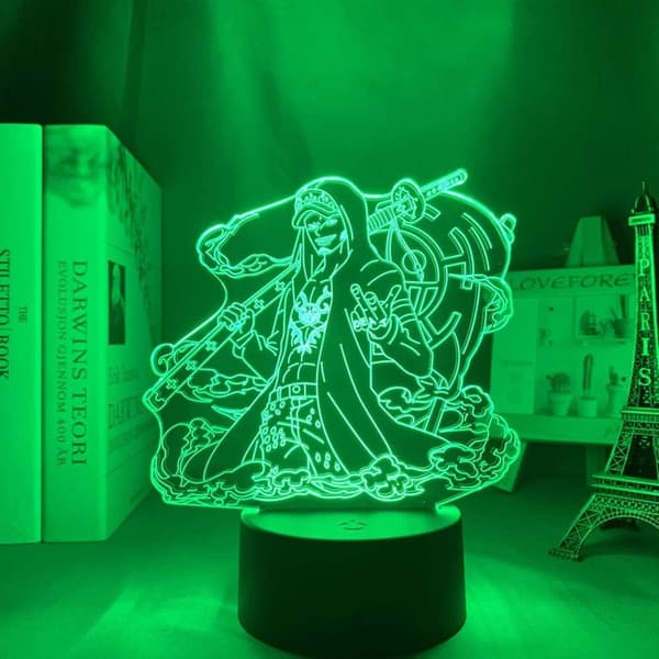 One Piece Luffy 3D Illusion Nattlampa Smart Touch, RG