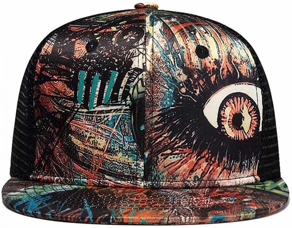 Mesh Trucker Hats, Udendørs Snapback Far Hat, Hip Hop Mænd Kvinder E
