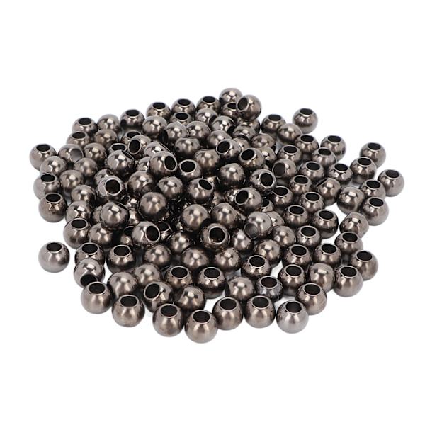 200 st hartsresin pärlor bred applikation blank yta robust hållbar levande färg hantverks pärlor för smycken kläder väska 12 mm pistol färg