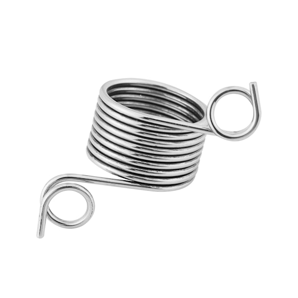 1 st rostfritt stål fingerborg garn stickning guide ring hantverk sömnad verktyg