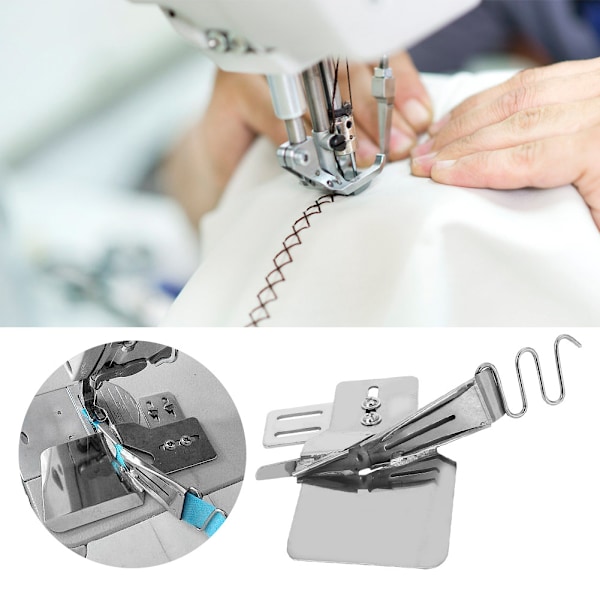 Dubbel platt sömnadsmaskin vikningsfäste tejpbindare för hem industriell symaskin 50mm